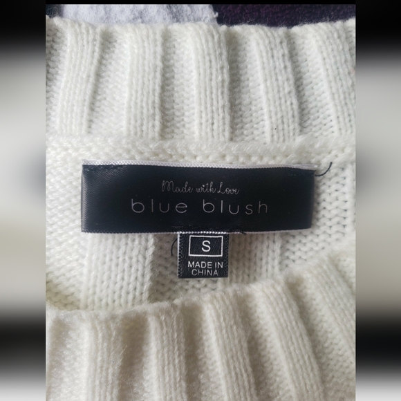 Off white midriff knitwear sweater - Picture 2 of 2